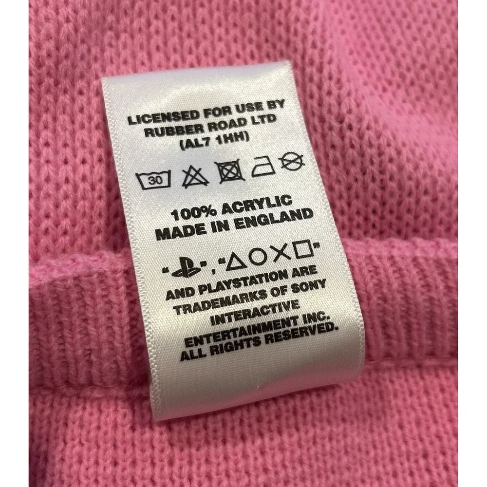Numskull Christmas Sweater Pink‎ Knit Gaming PlayStation PS5 PS4 Size Small